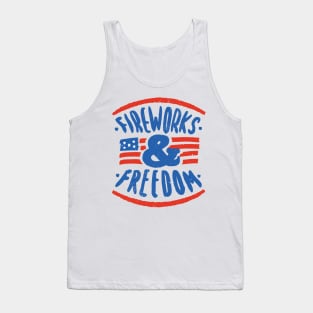 fireworks & freedom Tank Top